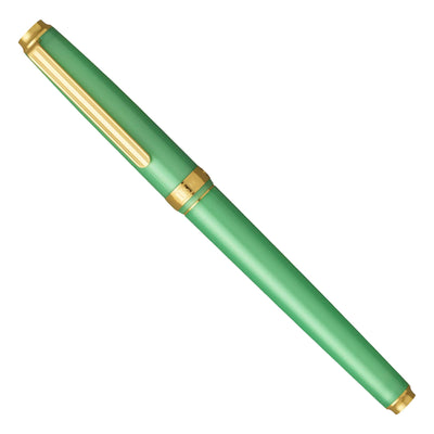 Platinum Biso Fountain Pen - Sparkle Mint Green GT (Limited Edition)