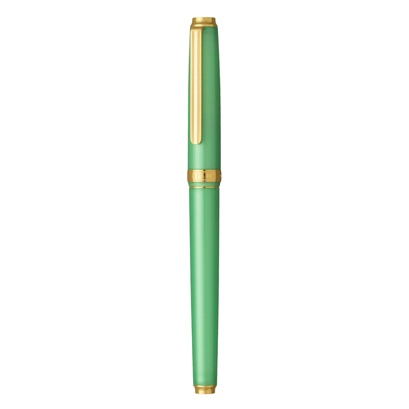 Platinum Biso Fountain Pen - Sparkle Mint Green GT (Limited Edition)