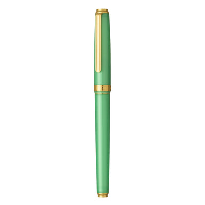 Platinum Biso Fountain Pen - Sparkle Mint Green GT (Limited Edition)
