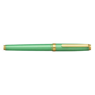 Platinum Biso Fountain Pen - Sparkle Mint Green GT (Limited Edition)