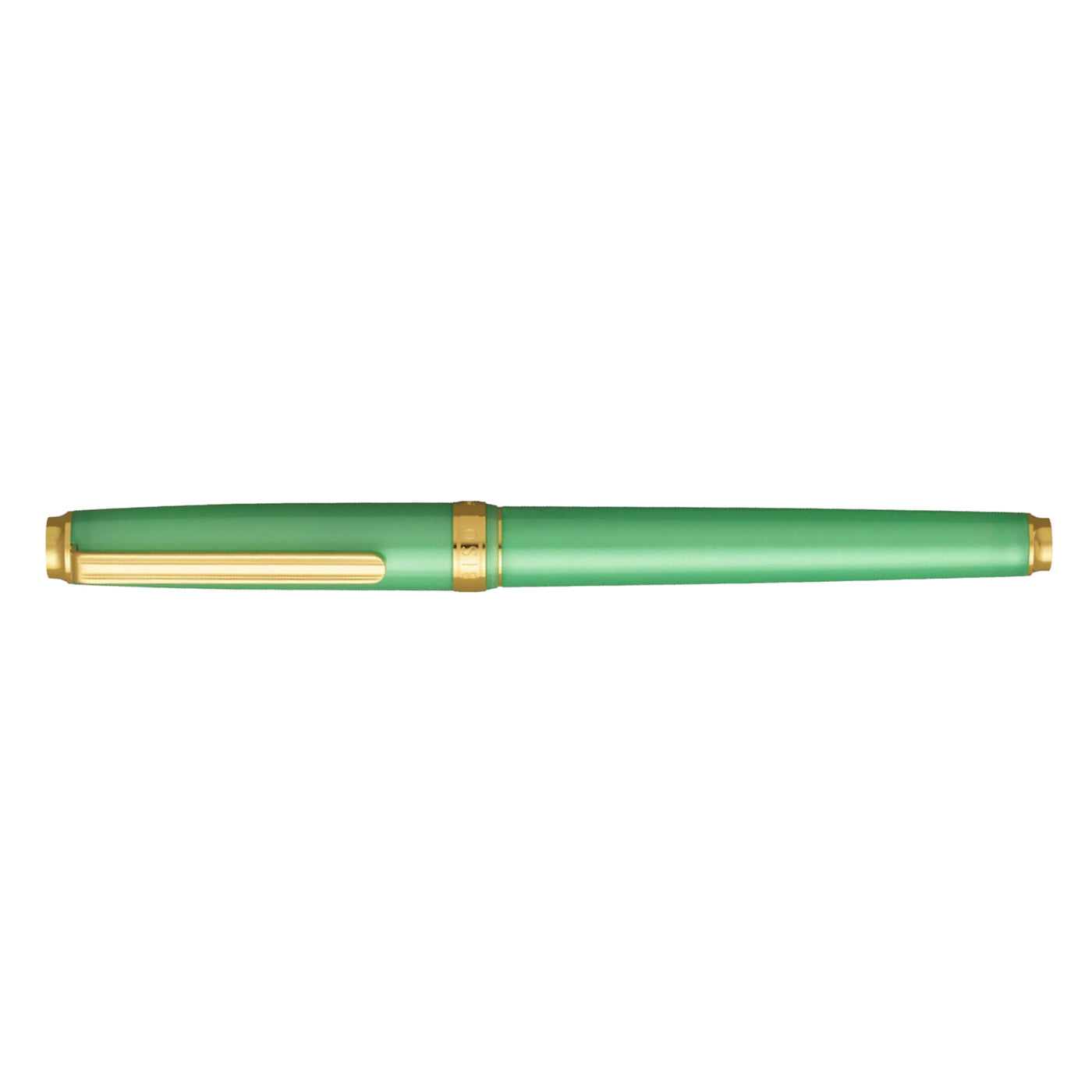 Platinum Biso Fountain Pen - Sparkle Mint Green GT (Limited Edition)