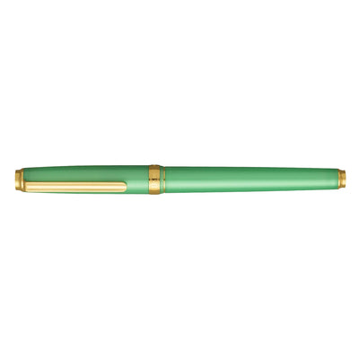 Platinum Biso Fountain Pen - Sparkle Mint Green GT (Limited Edition)