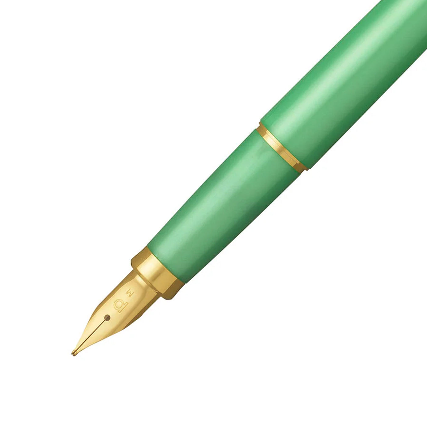 Platinum Biso Fountain Pen - Sparkle Mint Green GT (Limited Edition)