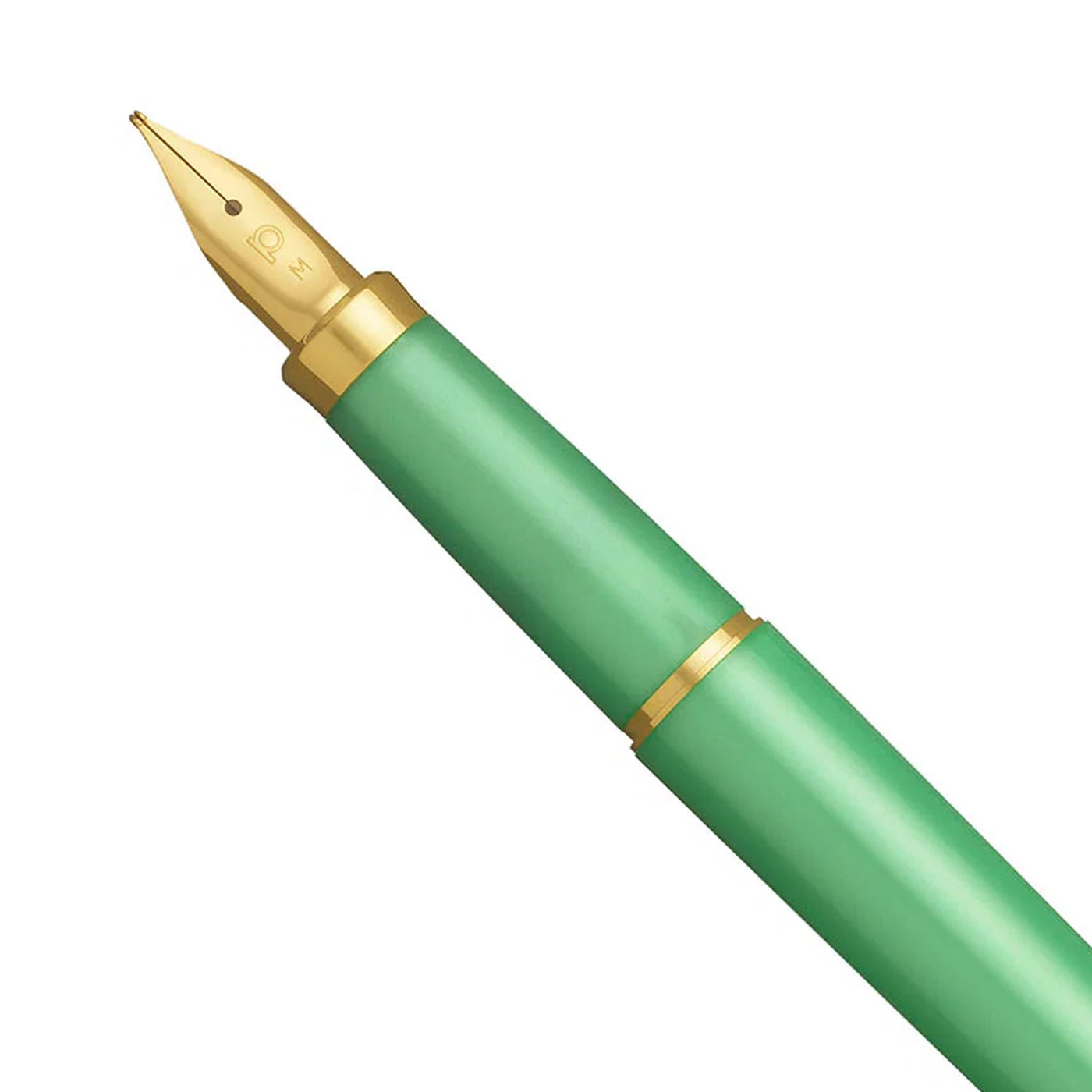 Platinum Biso Fountain Pen - Sparkle Mint Green GT (Limited Edition)