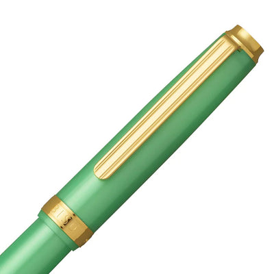 Platinum Biso Fountain Pen - Sparkle Mint Green GT (Limited Edition)