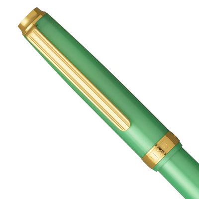 Platinum Biso Fountain Pen - Sparkle Mint Green GT (Limited Edition)