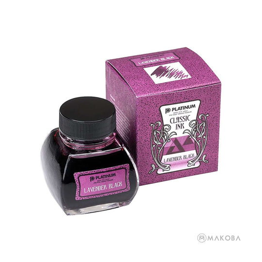 Platinum Classic Lavender Black Ink Bottle, Purple - 60ml