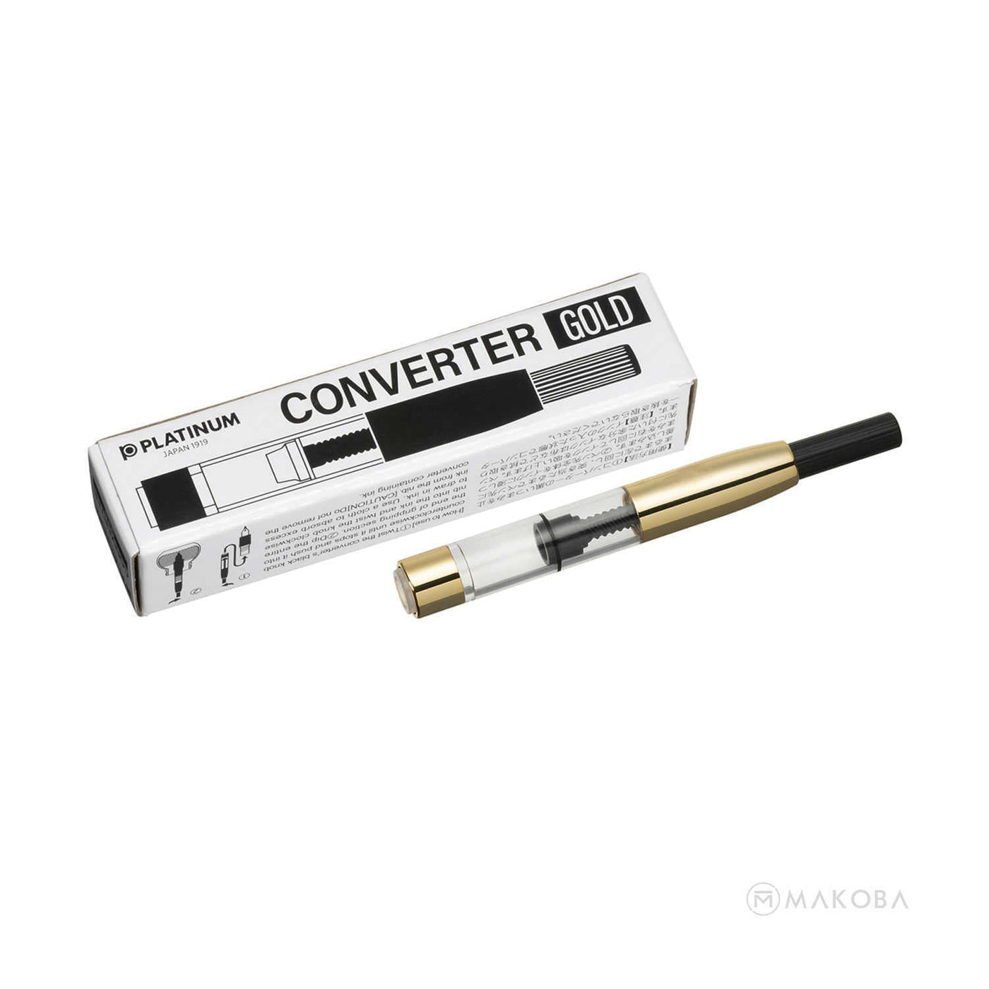 Platinum Con500 Fountain Pen Converter - Gold 2