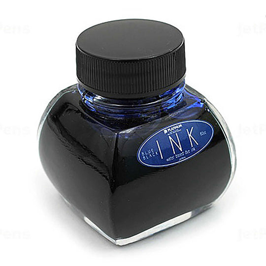 Platinum Dye Ink Bottle, Blue Black - 60ml