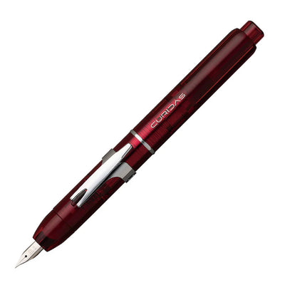 Platinum Gift Set - Curidas Gran Red Fine Fountain Pen with Ink Bottle