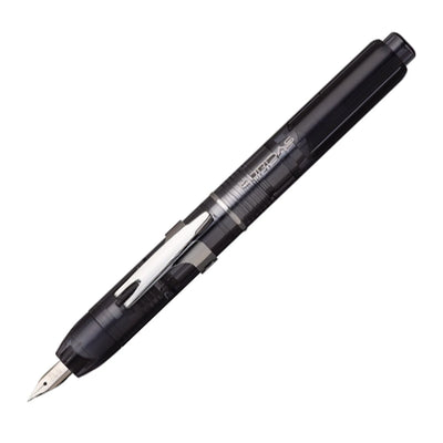 Platinum Gift Set - Curidas Graphite Smoke Extra Fine Fountain Pen with Ink Bottle