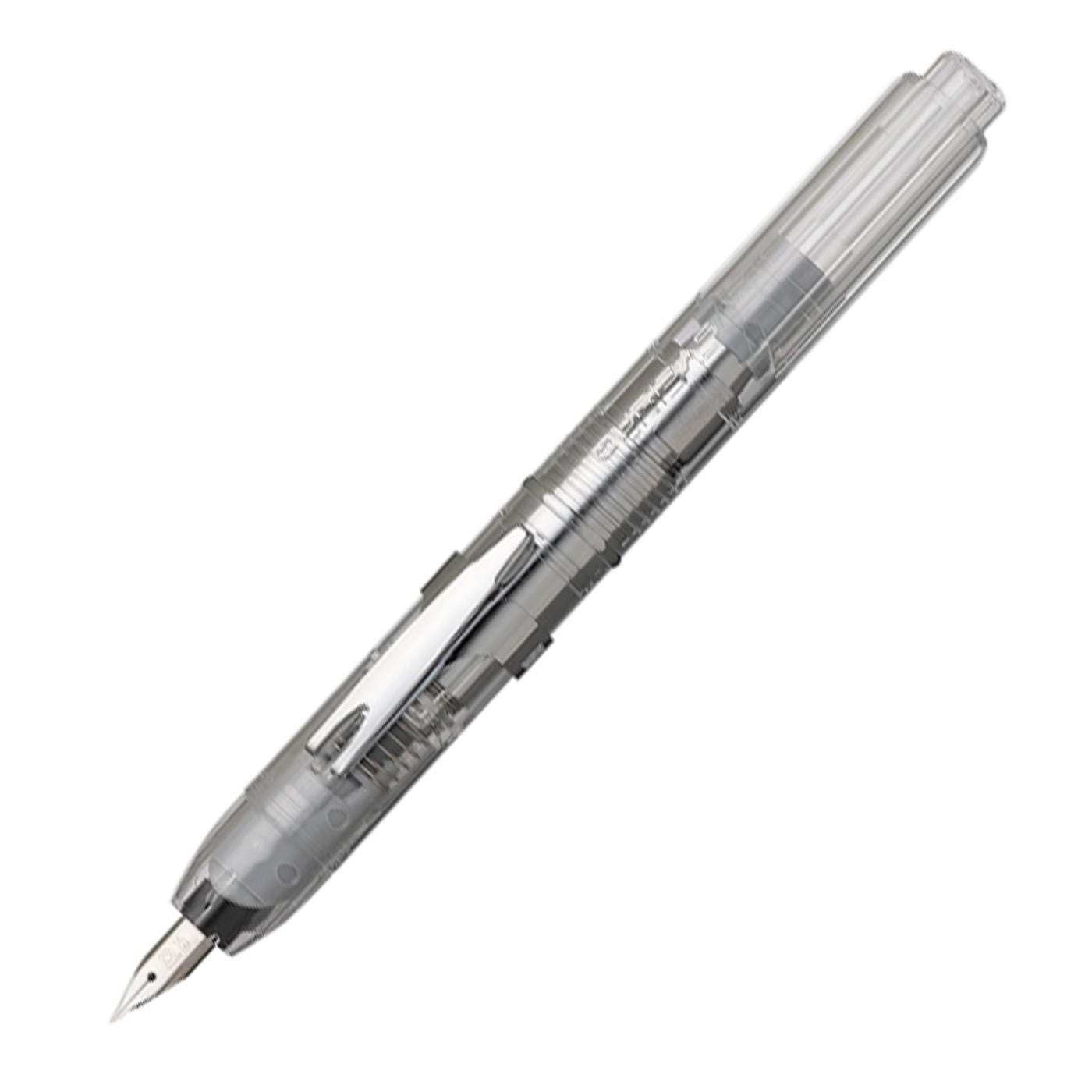 Platinum Gift Set - Curidas Prism Crystal Fine Fountain Pen with Ink Bottle