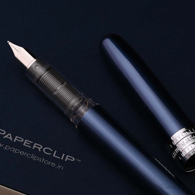 Platinum Gift Set - Plaisir Blue Fountain Pen + myPAPERCLIP Blue Notebook 3
