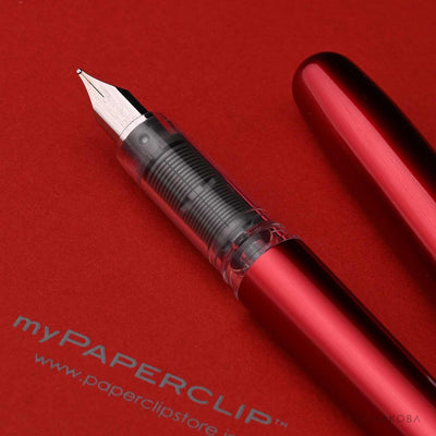 Platinum Gift Set - Plaisir Red Fountain Pen + myPAPERCLIP Red Notebook 5