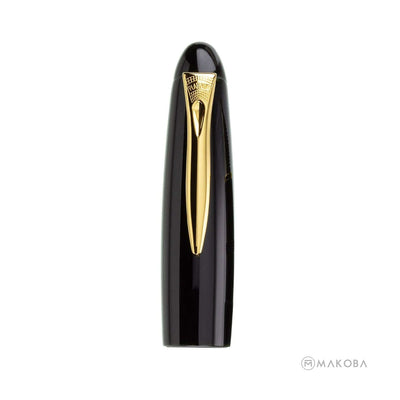 Platinum Izumo Tamenuri Fountain Pen Biwatame Tan - 18K Gold Nib 2