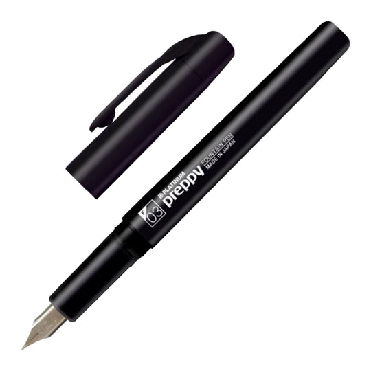 Platinum Preppy Fountain Pen - Black Edition