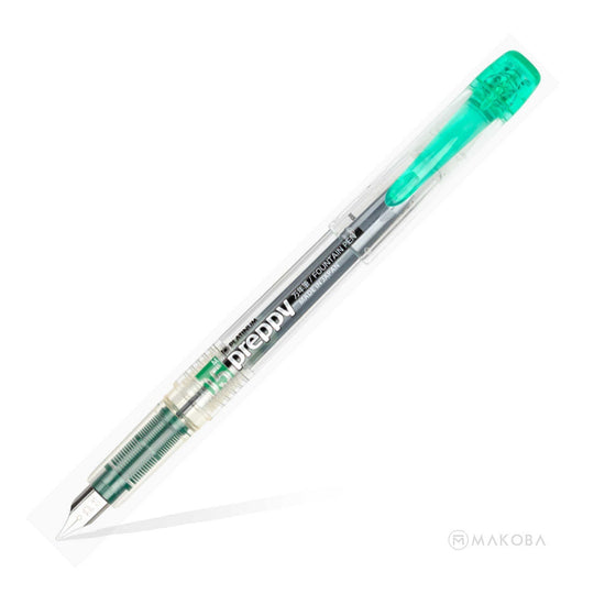 Platinum Preppy Fountain Pen, Green - Steel Nib