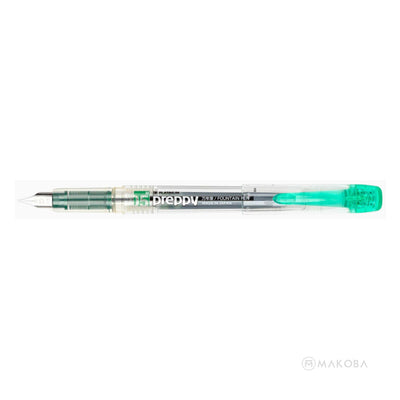 Platinum Preppy Fountain Pen, Green - Steel Nib 3