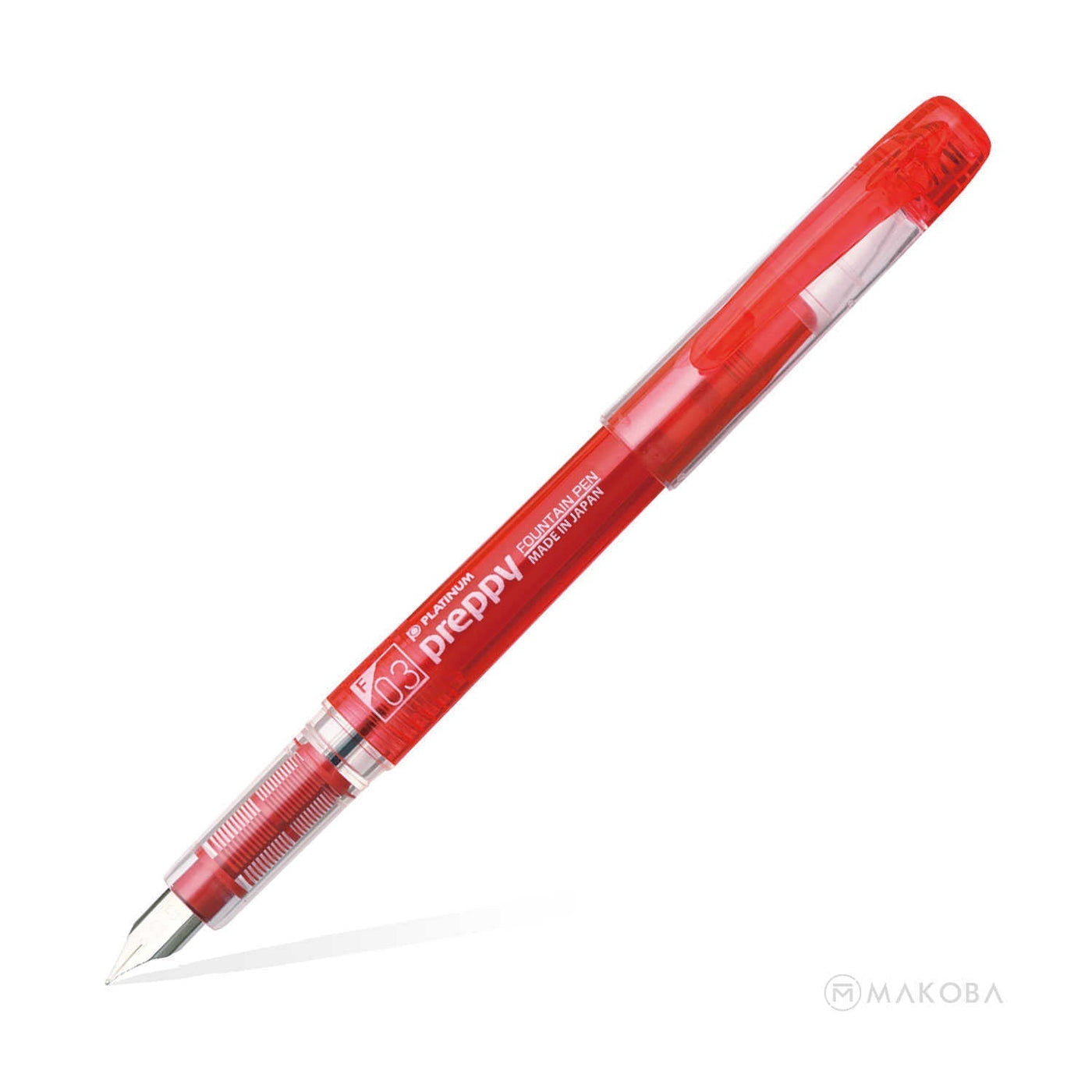 Platinum Preppy Fountain Pen Red - Steel Nib 1
