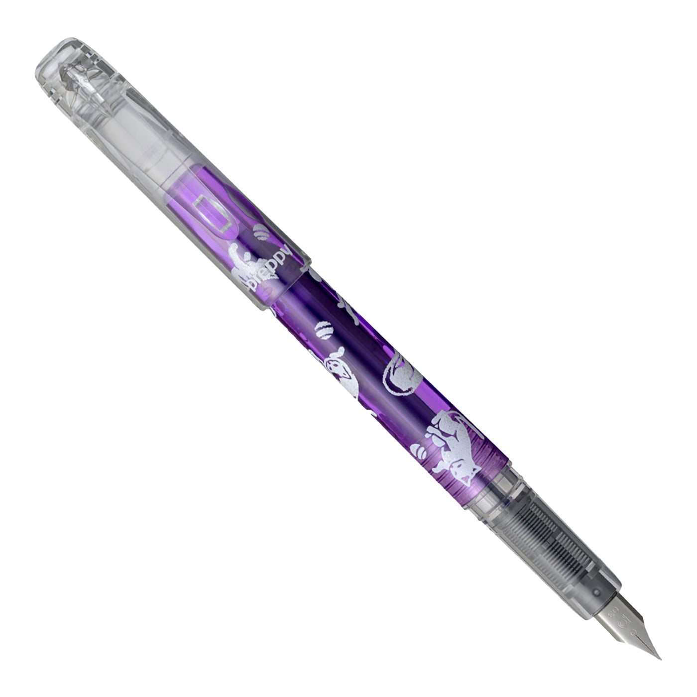 Platinum Preppy Wa 3rd Modern Maki-e Fountain Pen - Neko (Limited Edition)