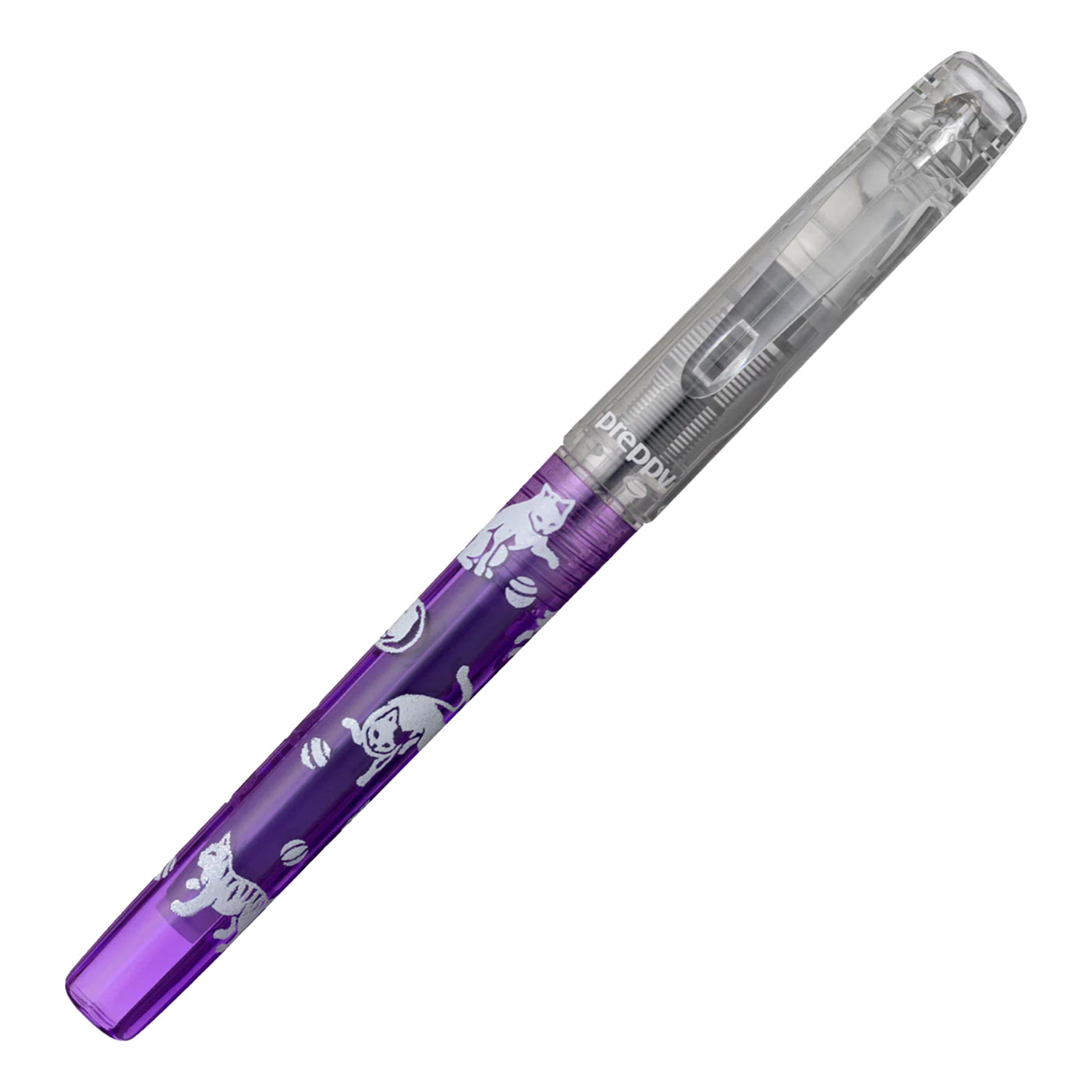 Platinum Preppy Wa 3rd Modern Maki-e Fountain Pen - Neko (Limited Edition)