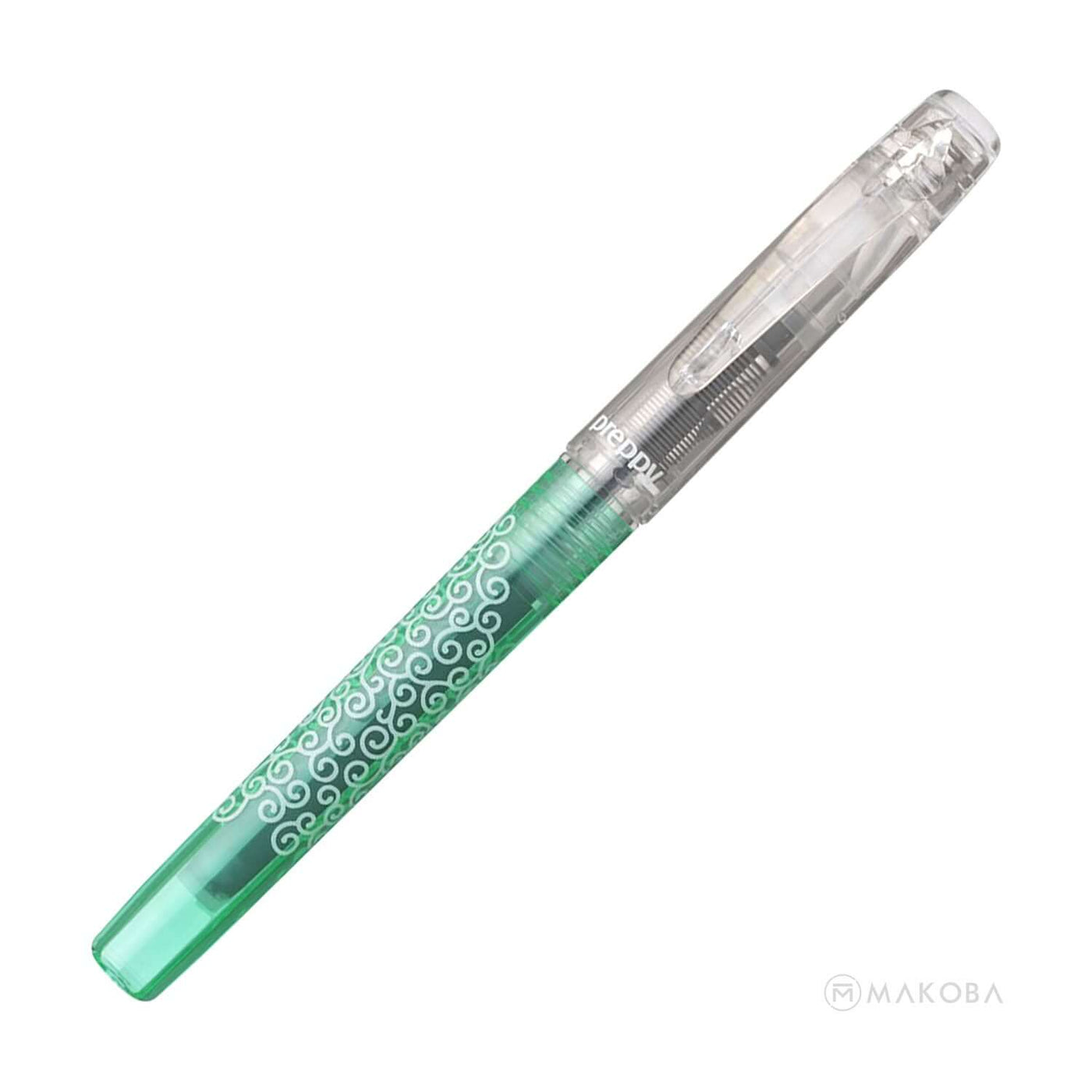 Platinum Preppy Wa Limited Edition Fountain Pen Karakusa ( Green) - Steel Nib 2