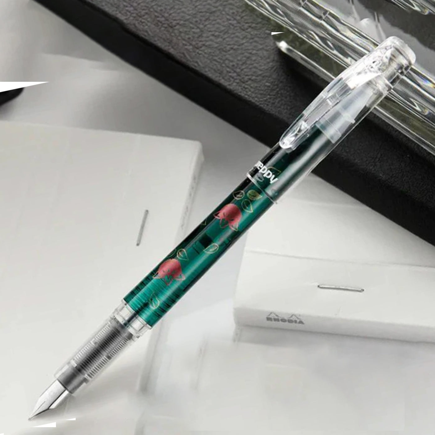 Platinum Preppy Wa Modern Maki-e Fountain Pen - Tachibana (Limited Edition) 6