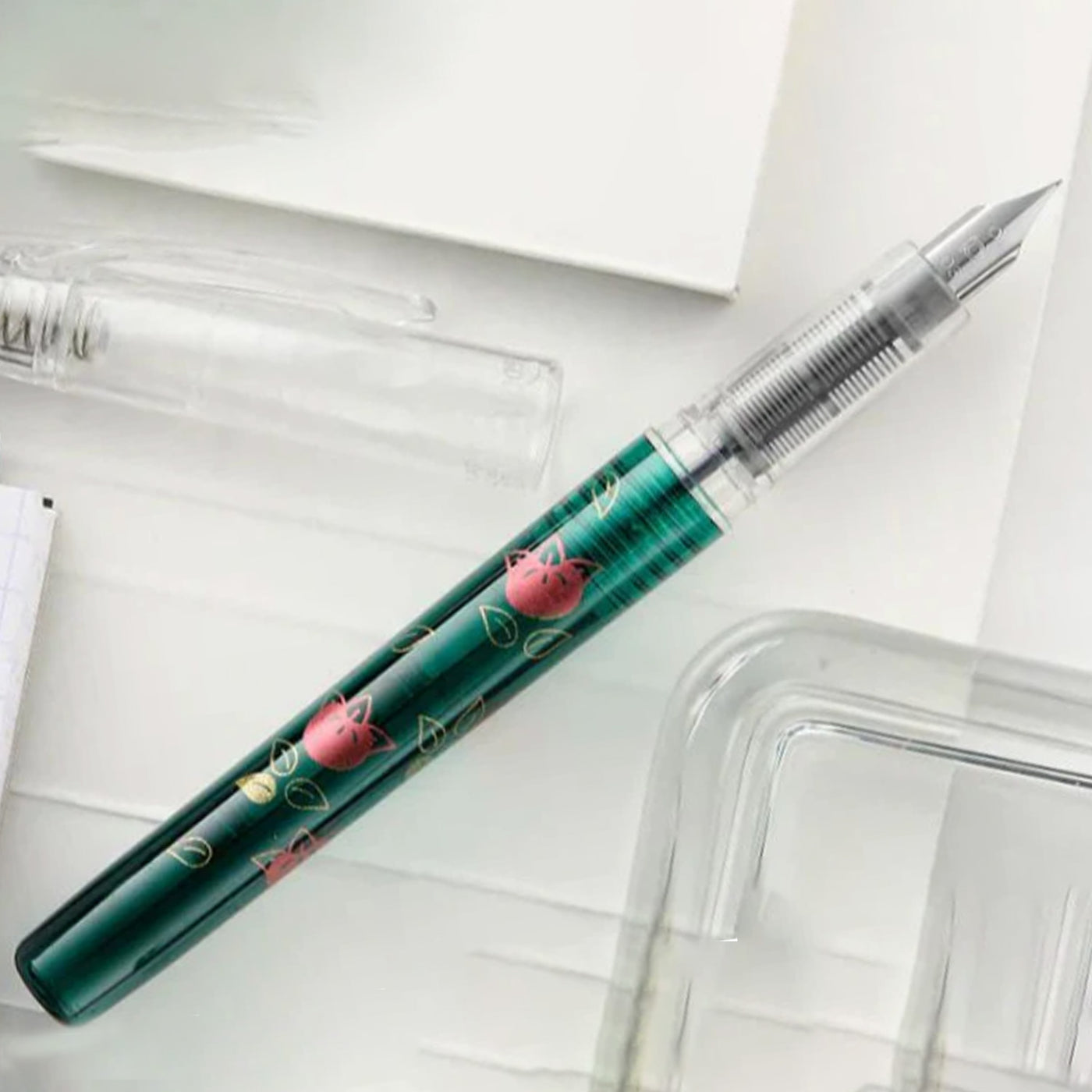 Platinum Preppy Wa Modern Maki-e Fountain Pen - Tachibana (Limited Edition) 7