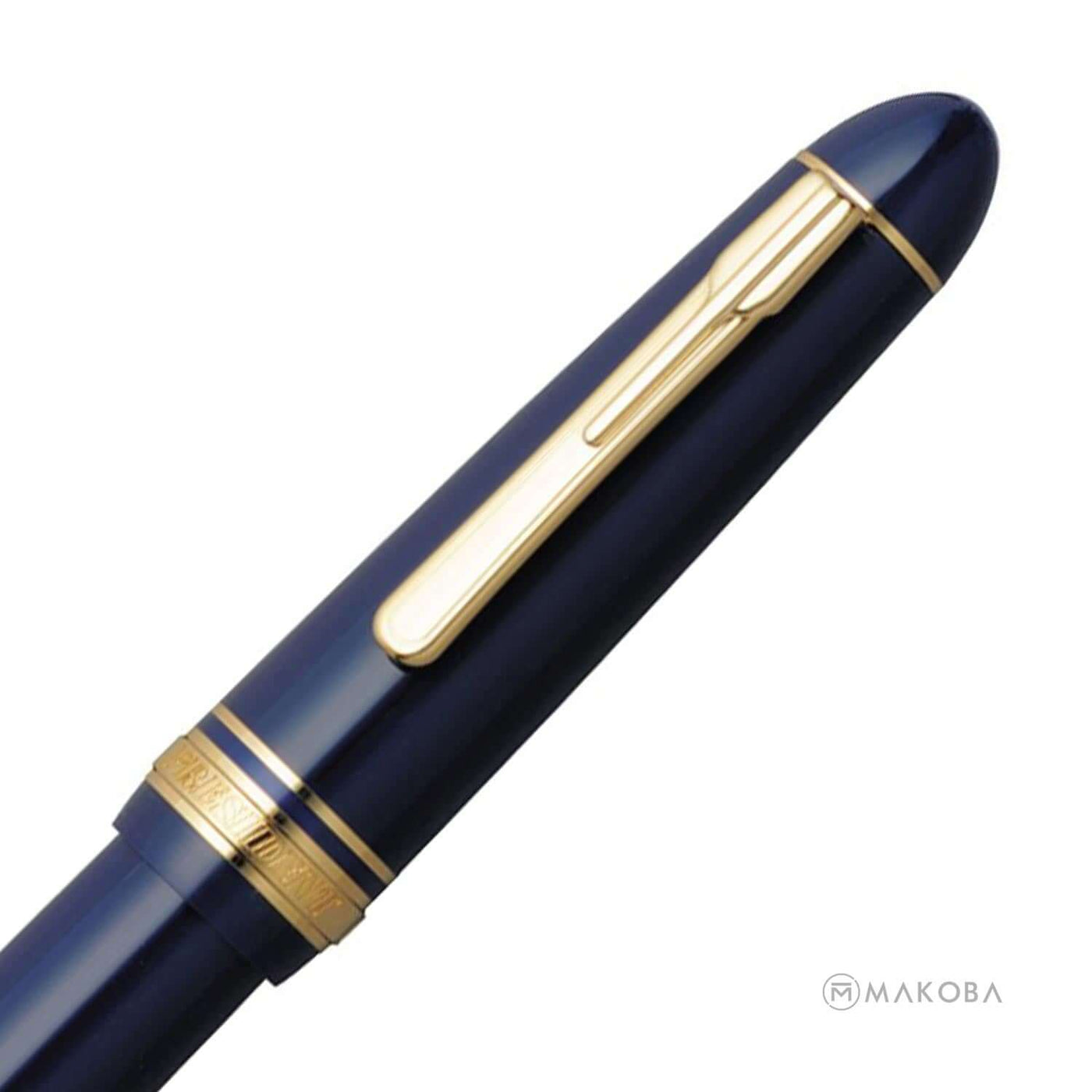 Platinum President Fountain Pen - Blue 3