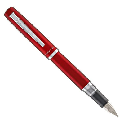 Platinum Procyon Fountain Pen - Carmine Red