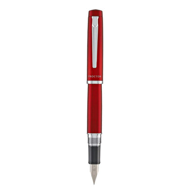 Platinum Procyon Fountain Pen - Carmine Red