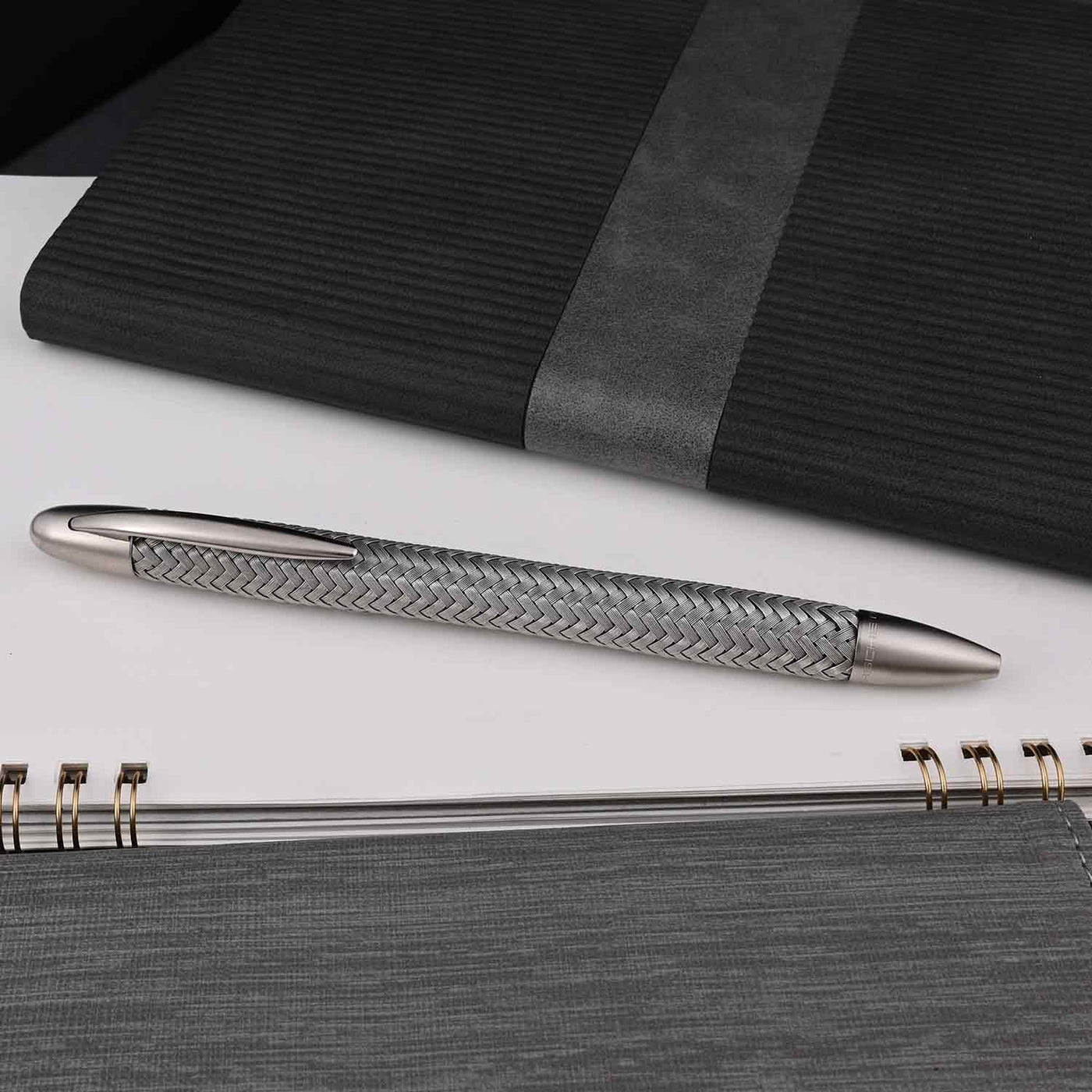 Porsche Design Tecflex Ball Pen Steel - Chrome Trim 1