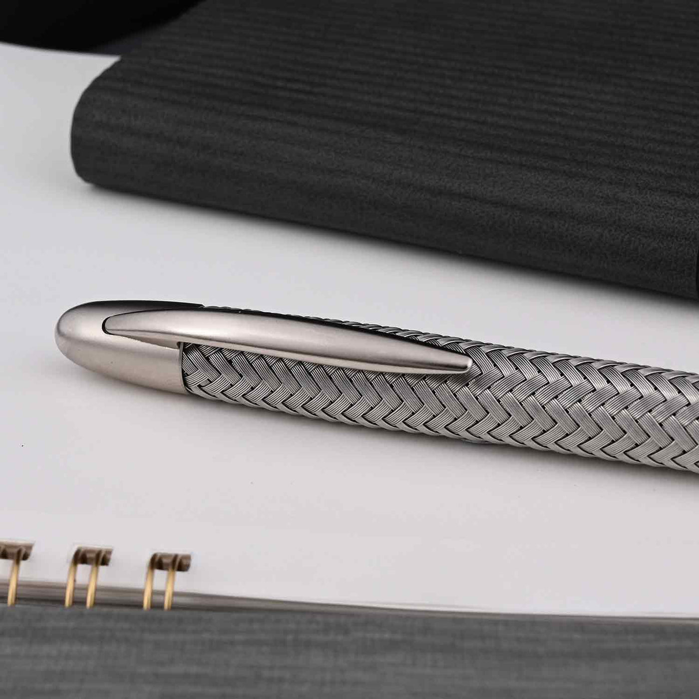 Porsche Design Tecflex Ball Pen Steel - Chrome Trim 5