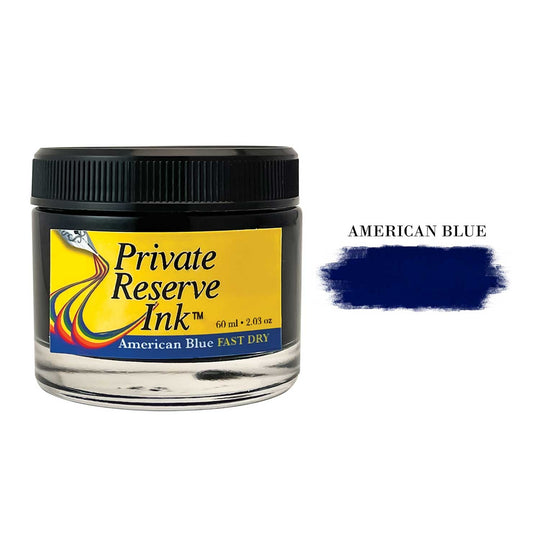 Private Reserve American Blue Fast Dry Ink Bottle - 60ml