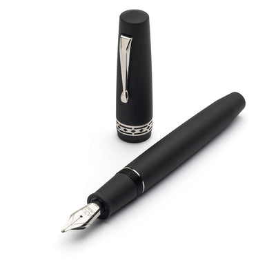 Radius 1934 Settimo Fountain Pen - Matte Black CT 1