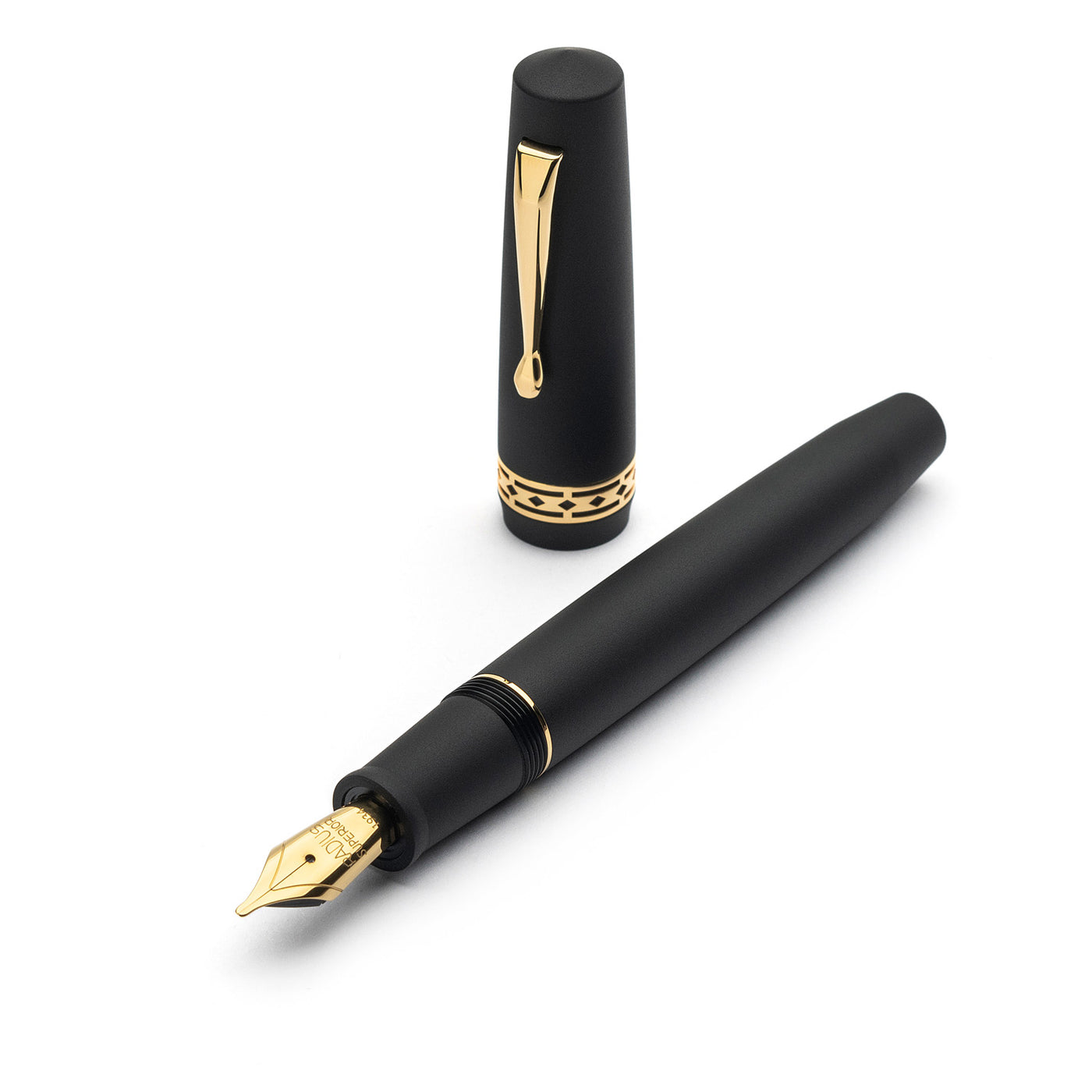 Radius 1934 Settimo Fountain Pen - Matte Black GT 1