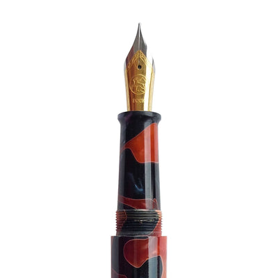 Ranga Model 4 Regular Acrylic Fountain Pen Brown Swril 3