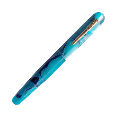 Ranga Pens Model 4C Regular Acrylic Fountain Pen Aqua Blue 4
