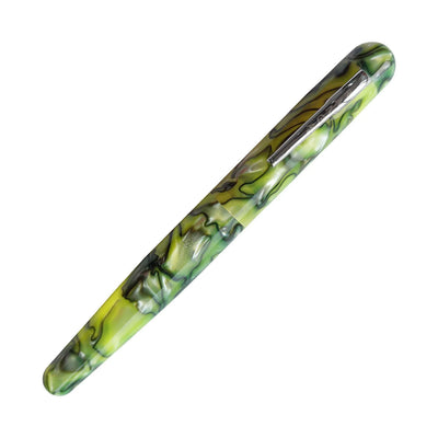 Ranga Pens Model 4C Regular Acrylic Fountain Pen Bright Green Steel Nib 4