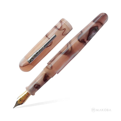 Ranga Pens Model 4C Regular Acrylic Fountain Pen Darkwood 1