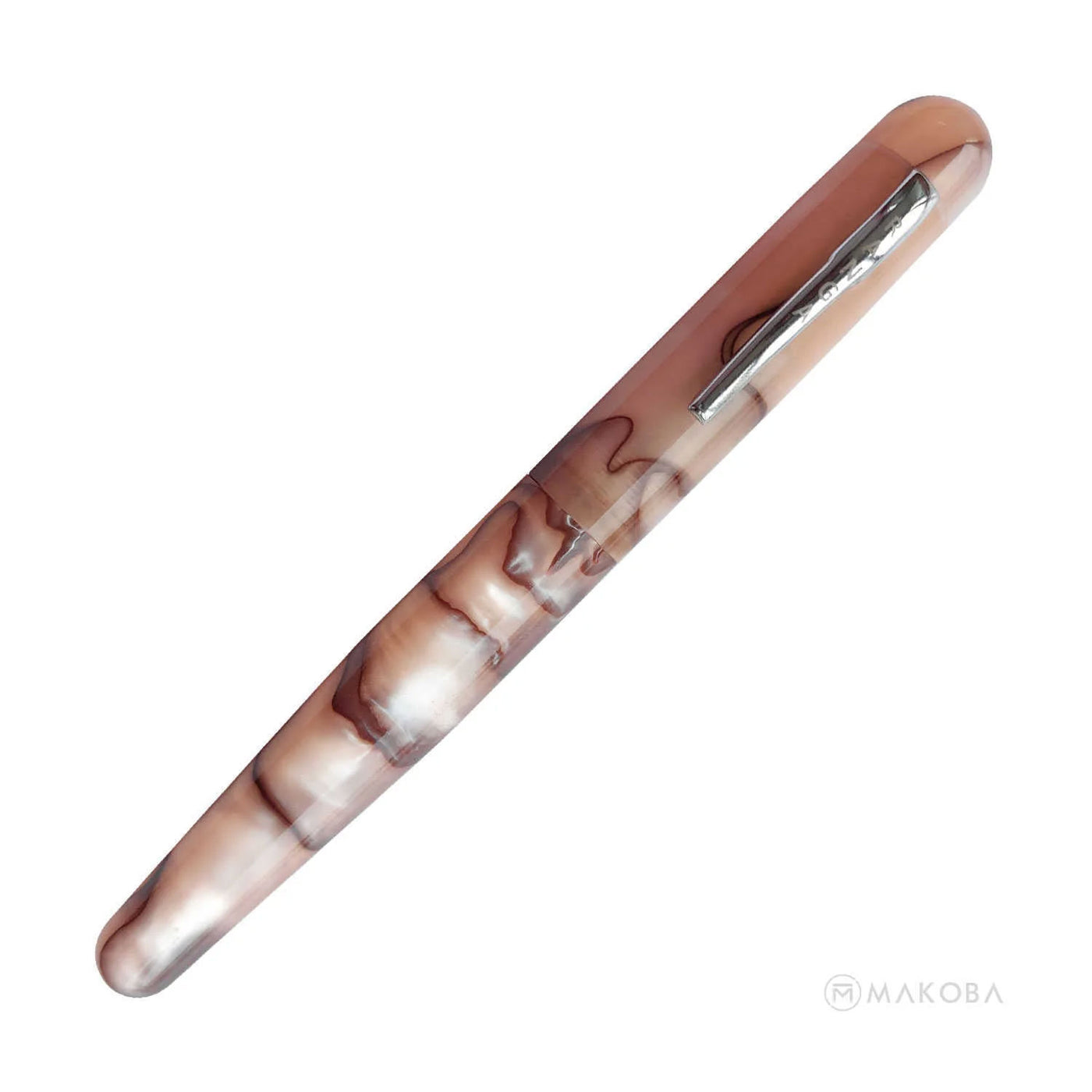Ranga Pens Model 4C Regular Acrylic Fountain Pen Darkwood 4