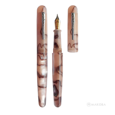 Ranga Pens Model 4C Regular Acrylic Fountain Pen Darkwood 5