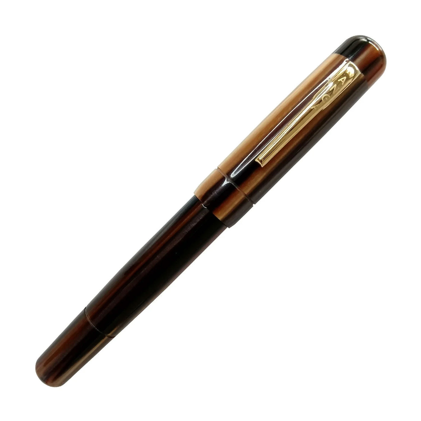 Ranga Peytonstreetpens Premium Acrylic Fountain Pen Brown Stripes Steel Nib 4