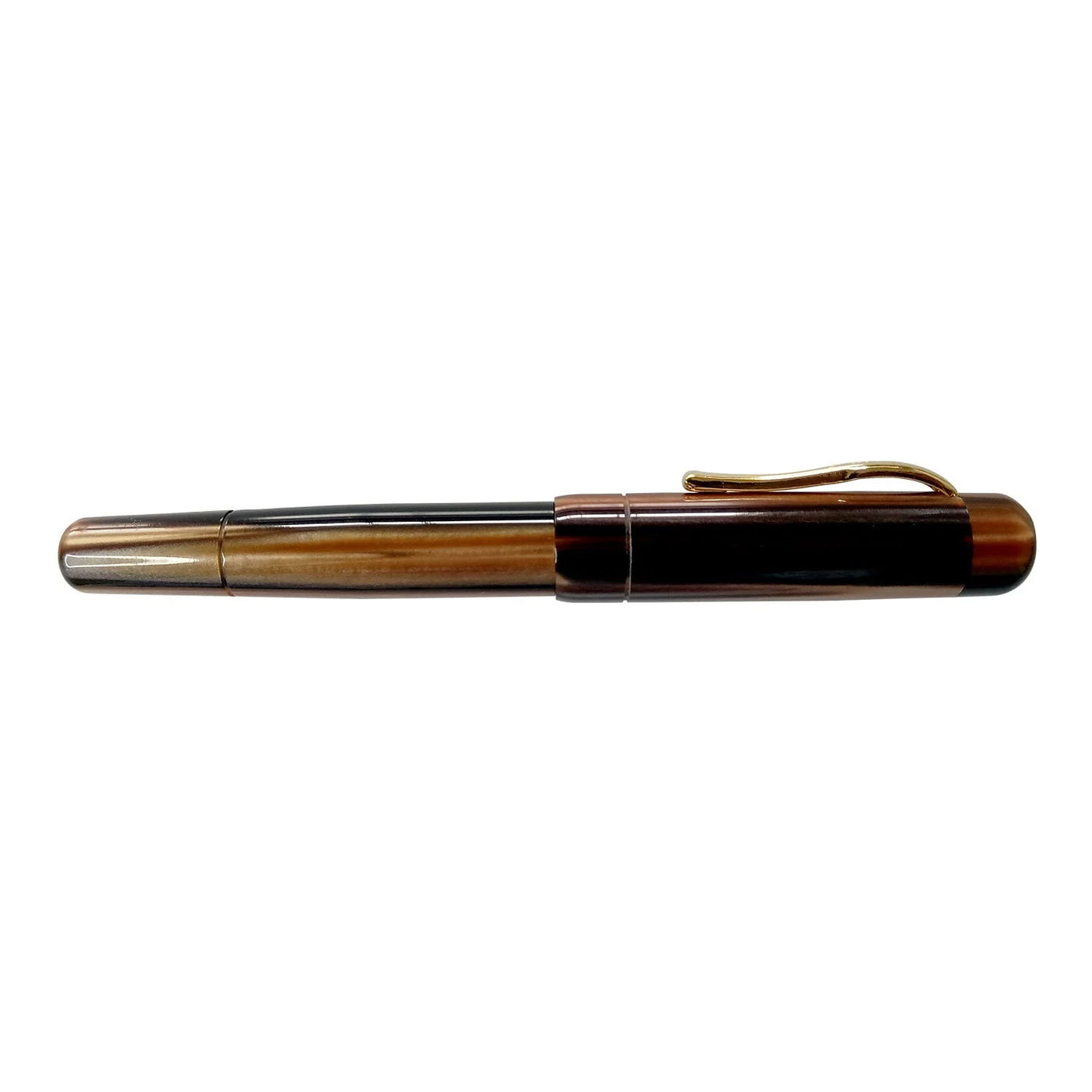 Ranga Peytonstreetpens Premium Acrylic Fountain Pen Brown Stripes Steel Nib 5