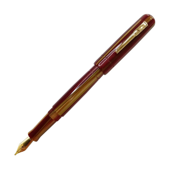 Ranga Peytonstreetpens Premium Acrylic Fountain Pen, Golden Stripes - Steel Nib