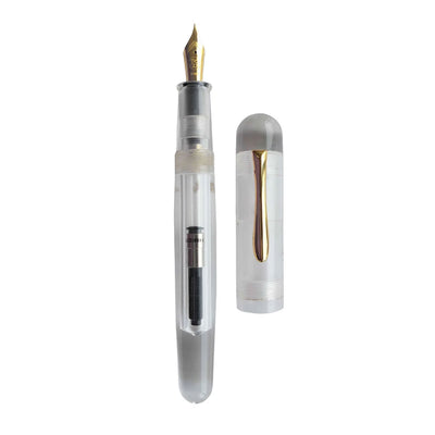 Ranga Splendour Peak Premium Acrylic Fountain Pen Clear Steel Nib 2