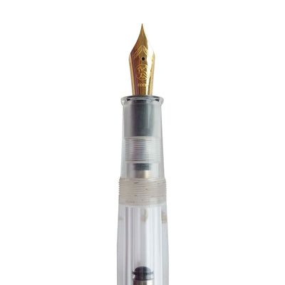 Ranga Splendour Peak Premium Acrylic Fountain Pen Clear Steel Nib 3