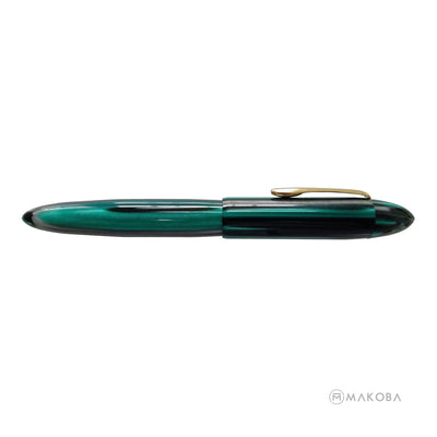 Ranga Splendour Torpedo Premium Acrylic Fountain Pen Green Stripes Steel Nib 5