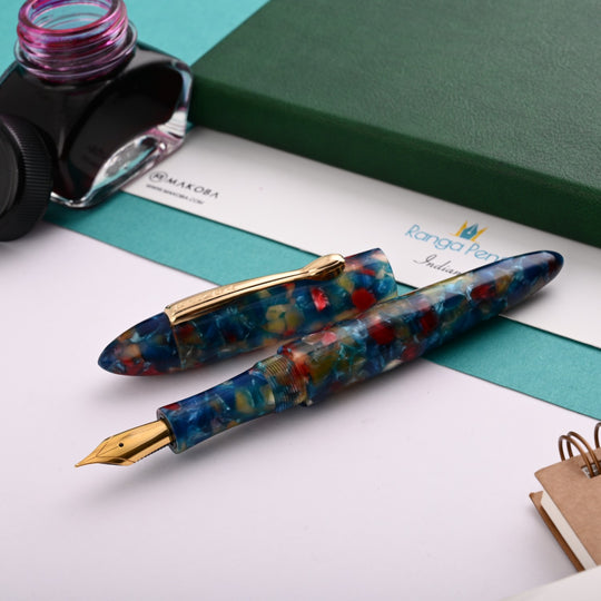 Ranga 9B Premium Acylic Fountain Pen - Diwali GT