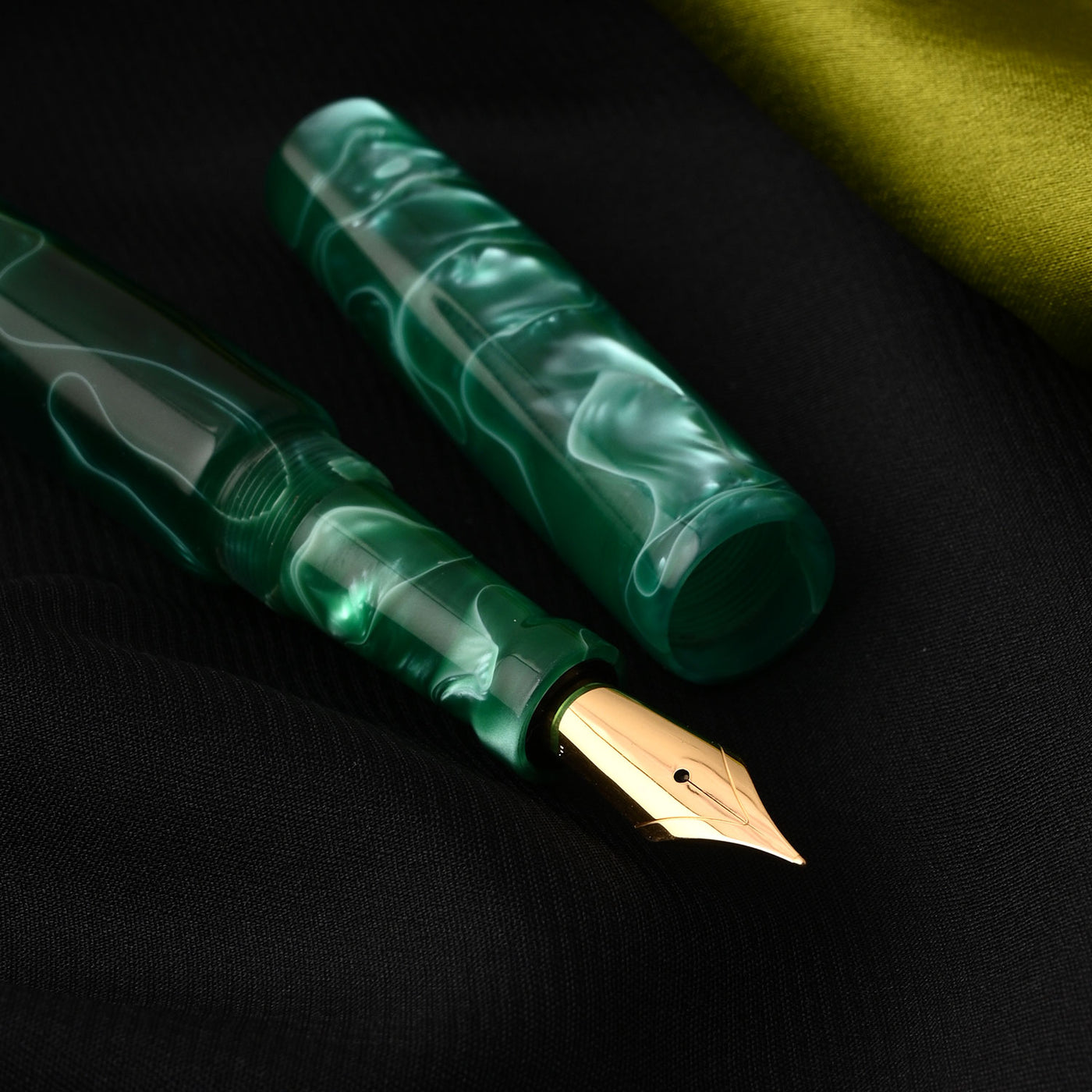 Ranga Abhimanyu Acrylic Fountain Pen Malachite 6